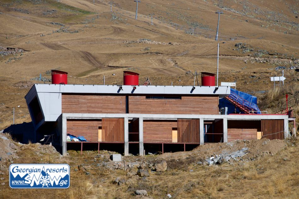 Строительство банного комплекса на горнолыжном курорте Гудаури, Грузия