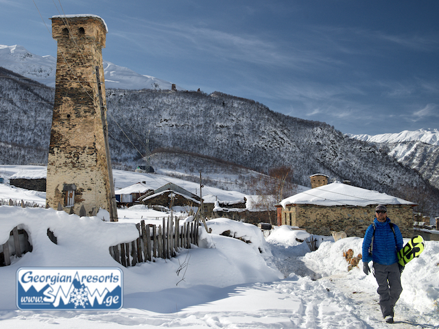 Marc Benoît in Svaneti